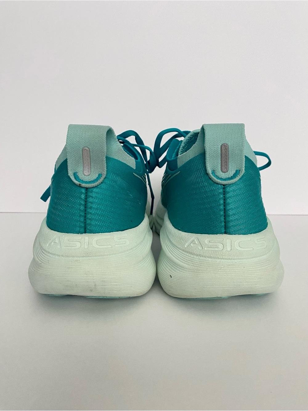 Asics GEL-NIMBUS 27 Wave Teal/Illuminate Mint Sz 9 - Picture 5 of 14